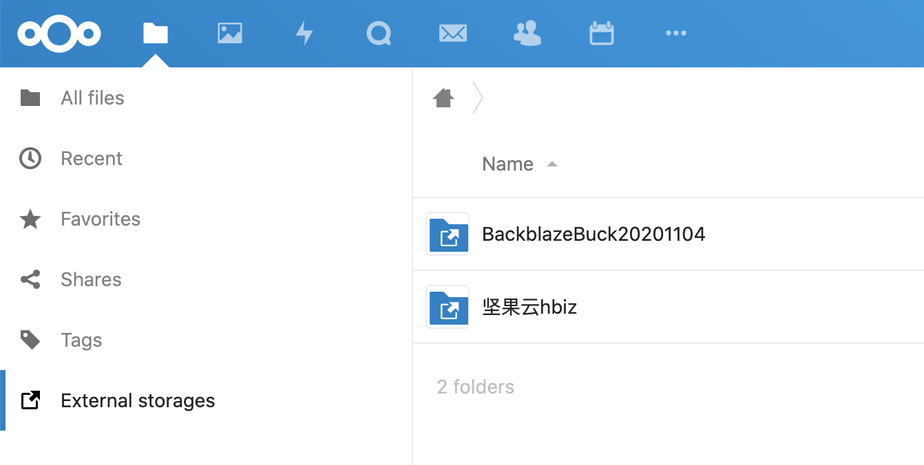 nextcloud backblaze